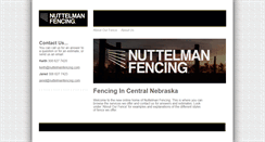 Desktop Screenshot of nuttelmanfencing.com